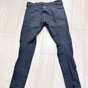 G-Star 5620 3D Super Slim Men's Black Skinny Jeans with waxed coating 36x 32